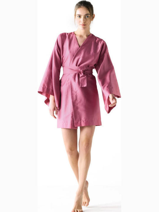 Kentia Winter Women's Cotton Robe Pink