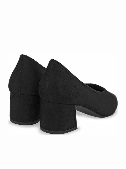 Pumps Mit Mittelhohem Absatz Schwarz