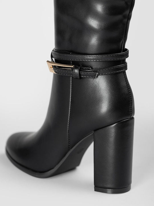 Damenstiefel mit Hochabsatz Schwarz
