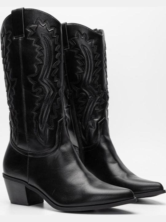 Women's Cowboy Boots Black