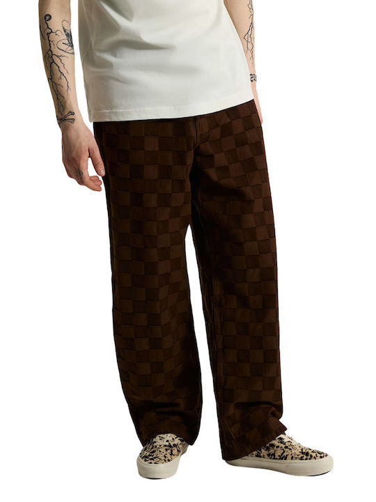 Men's Baggy Trousers Brown