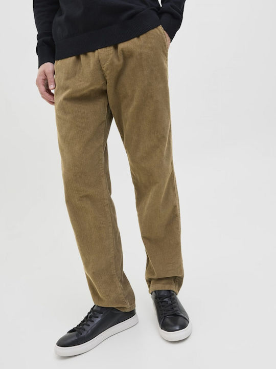 Pantaloni bărbați Chino Relaxed Fit Tabac