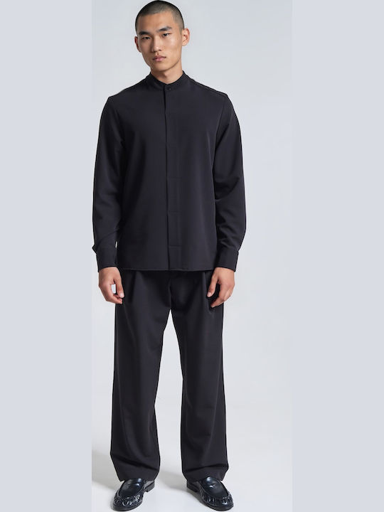 Men's Trousers Set Relaxed Fit Black