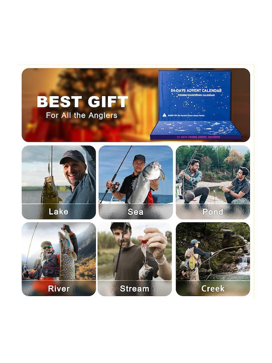 Angelköder Adventskalender Set 24 Tage Geschenk Für Männer