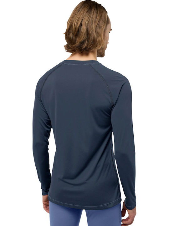 Jack Wolfskin Men's Thermal Long-Sleeved Shirt Blue