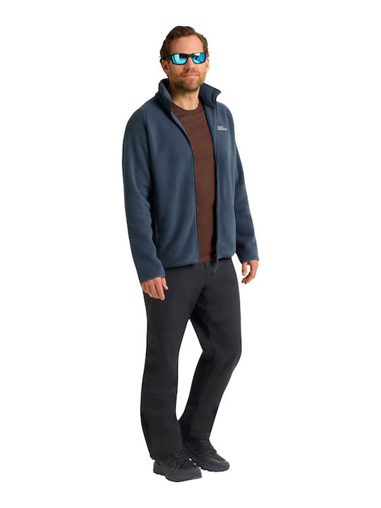 Jack Wolfskin Sky Thermal Bluză Termică Pentru Bărbați Cu Mâneci Lungi Maro