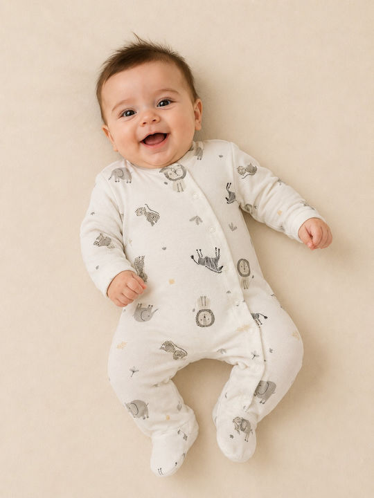 Sweet Baby Ecru-Grey Baby Bodysuit G309-1 Sweet Baby Ecru-Grey Baby Bodysuit G309-1