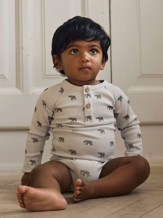 Lil' Atelier Grey Bodysuit