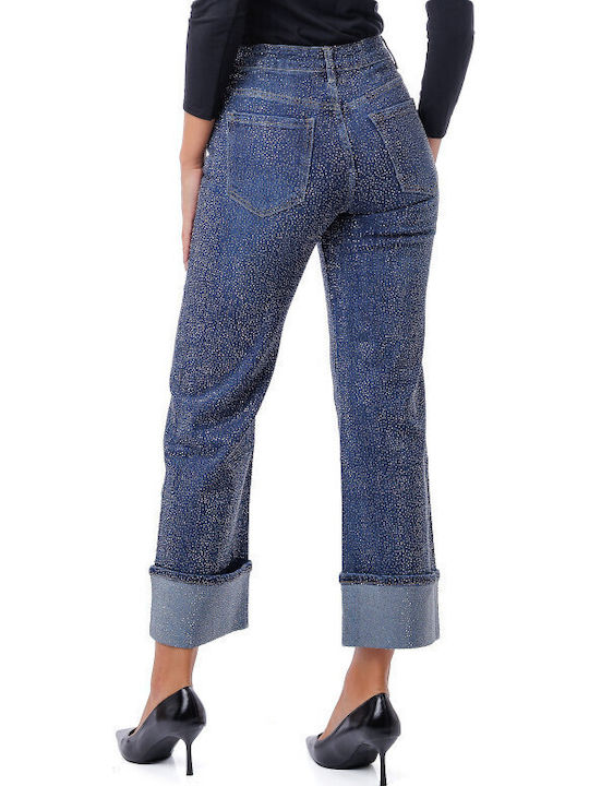 High Rise Women's Jean Pants in Straight Leg Style