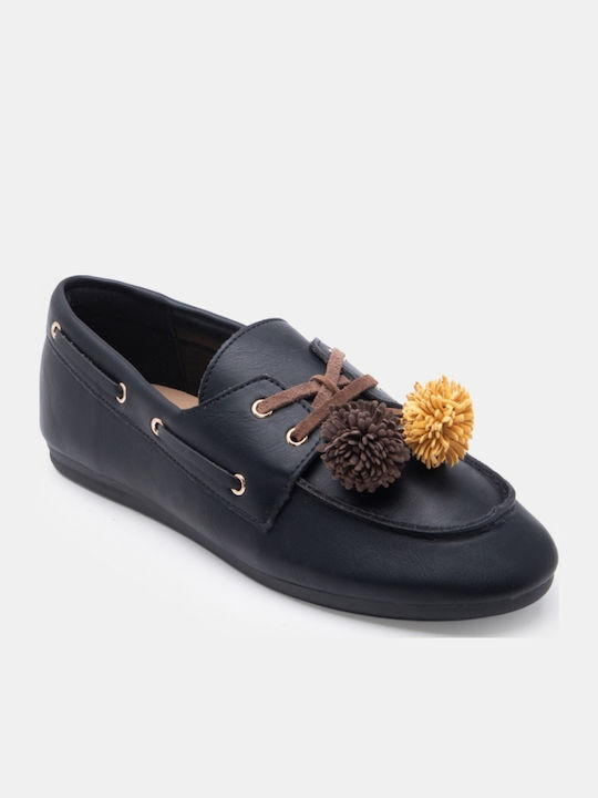 Women's Boat Shoes In Black Color