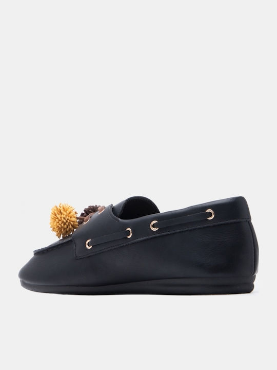 Women's Boat Shoes In Black Color