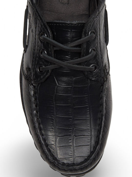 Γυναικεία Boat Shoes σε Μαύρο Χρώμα