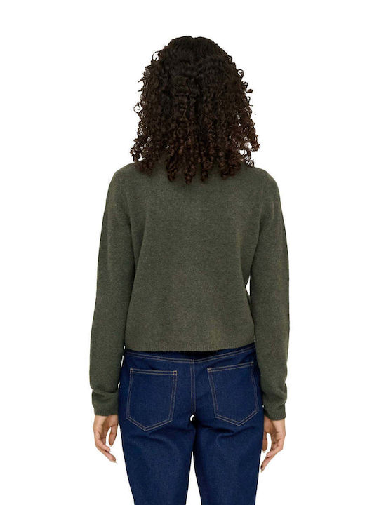 Damen Strickjacke Gestrickt Blau