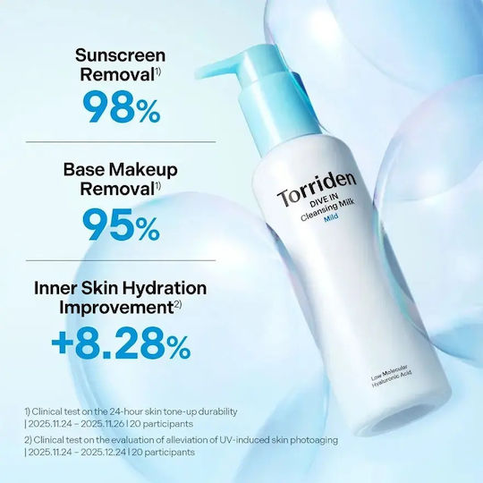 Torriden Dive In Gesichtsreiniger & Make-up-Entferner Emulsion 200ml