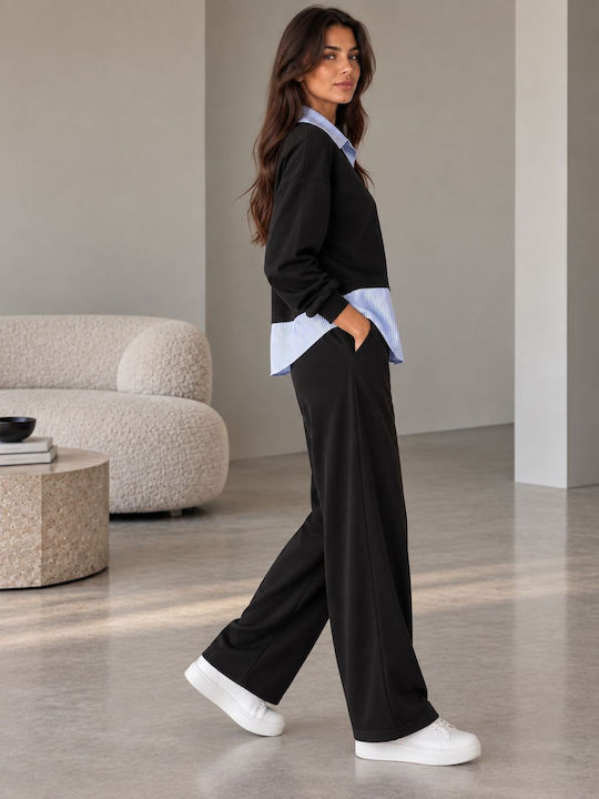 Black Sweatpants Set