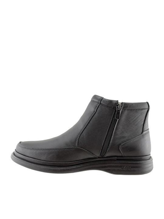 Deri Anatomisch Herrenstiefel Schwarz