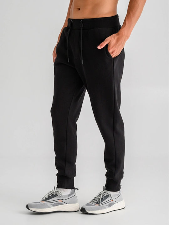 BodyTalk Herren-Sweatpants mit Gummizug Schwarz