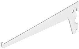 Malys Group Heavy-Duty Corner Shelf Metallic In White Colour 70mm