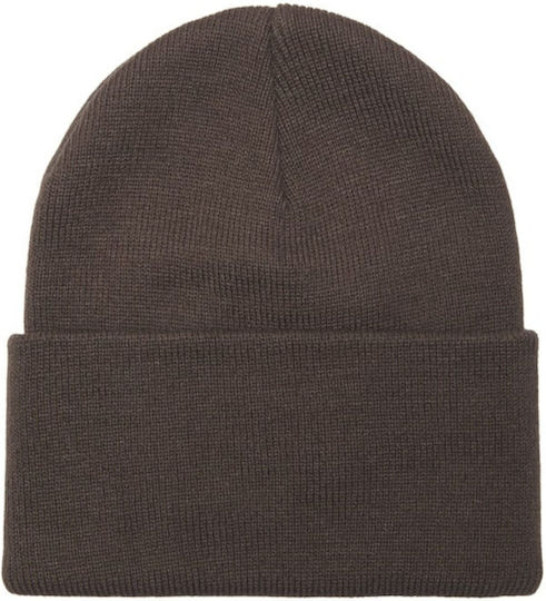 Beanie Căciulă pentru bărbați Tricotată în culoare maro