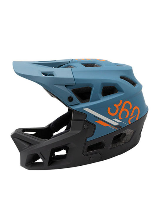 Integra Vollgesicht Fahrradhelm Berg Blau