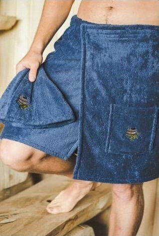 JetWorld Body Bath Towel 55x150cm Blue