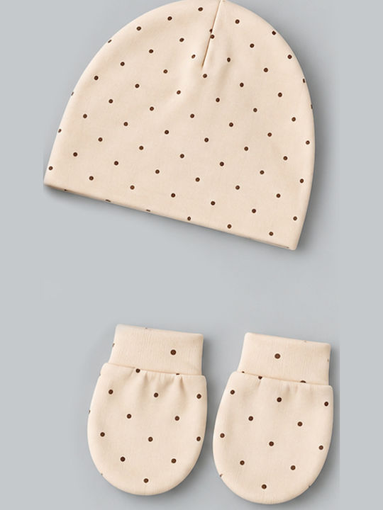 Serafino Serafino Baby-Strampler Mit Zubehör Beiges 5Stücke Serafino Serafino Baby-Strampler Mit Zubehör Beiges 5Stücke