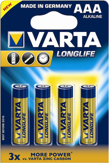 Varta Varta Long Life AAA Alkaline-Batterien (6 Stück)