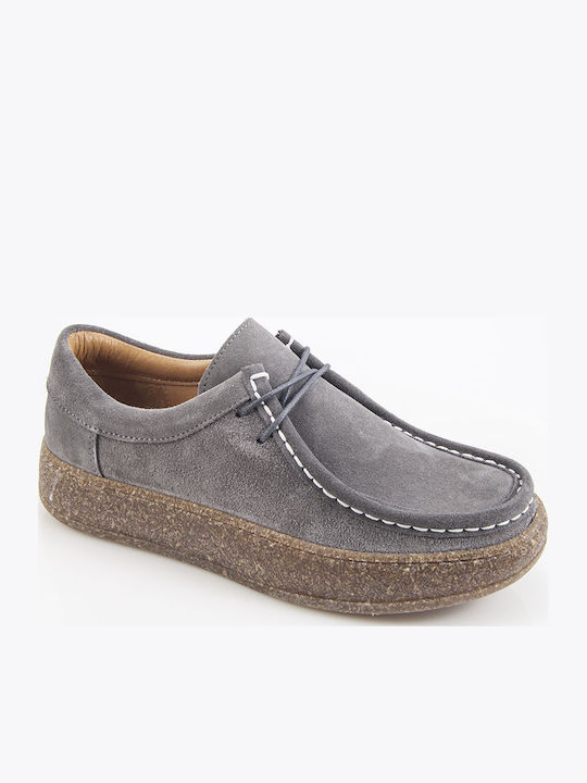 Damen Mokassins aus Leder in Marineblauer Farbe
