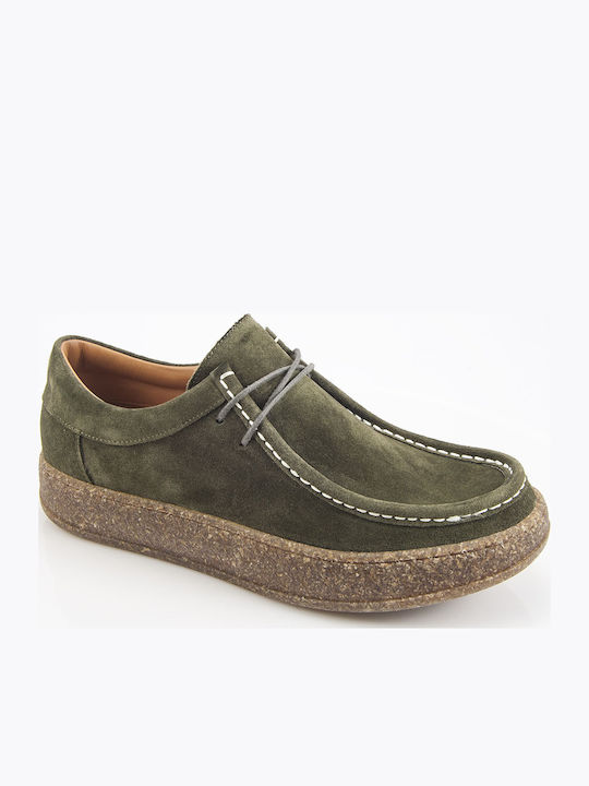 Damen Mokassins aus Leder in Marineblauer Farbe
