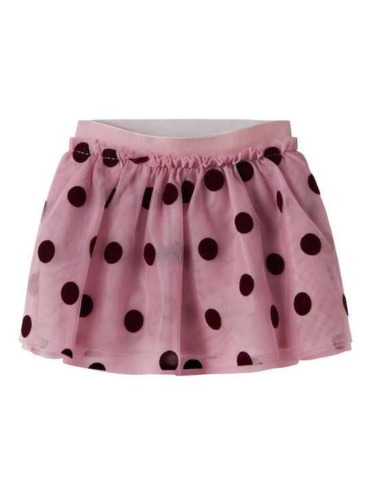 Kinder Röcke Tüll Polka Dot Rosa