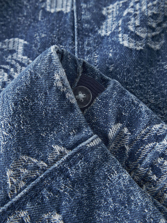 Kinder Röcke Denim Blumen Blau