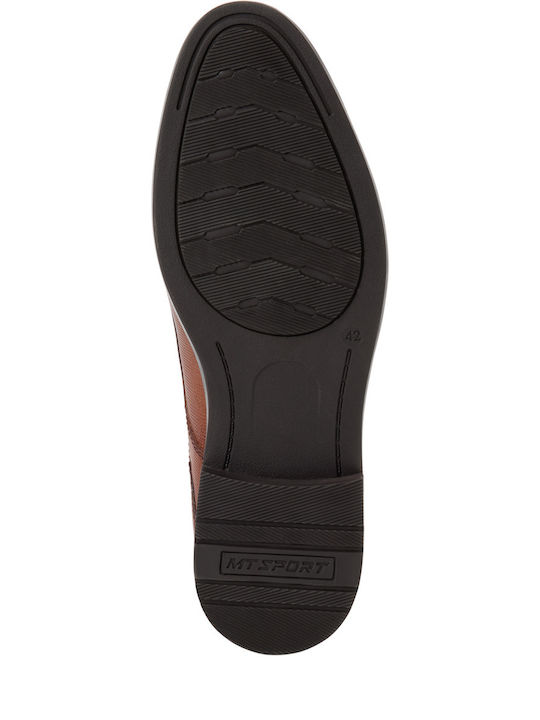 Leather Men's Casual Shoes Brown