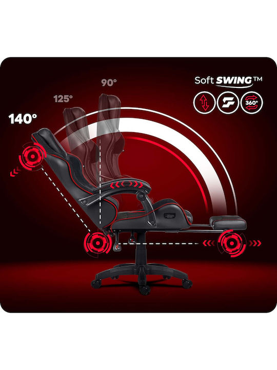 Sofotel Specter Scaun Gaming din Piele Sintetică cu Suport de Picioare
