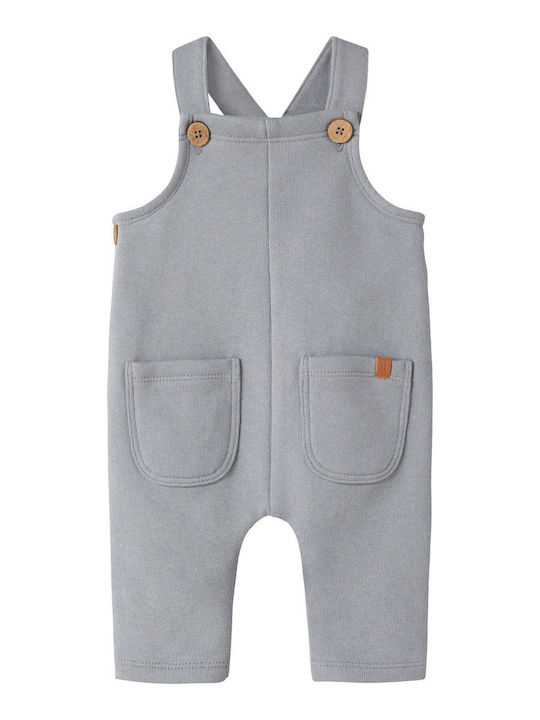 Kids Grey Dungarees