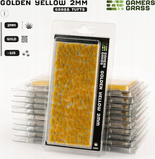 Gamers Grass Wild Tufts 2mm Grass Clumps Golden Yellow