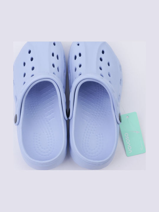 Damen Holzschuhe Blau