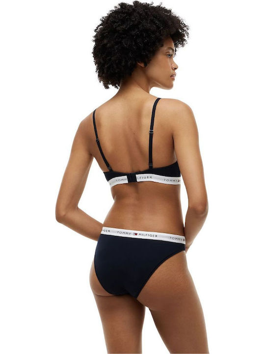 Tommy Hilfiger Repeat Logo Unterbrust Push-up Bralette Blau