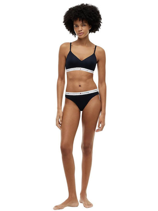 Tommy Hilfiger Repeat Logo Unterbrust Push-up Bralette Blau