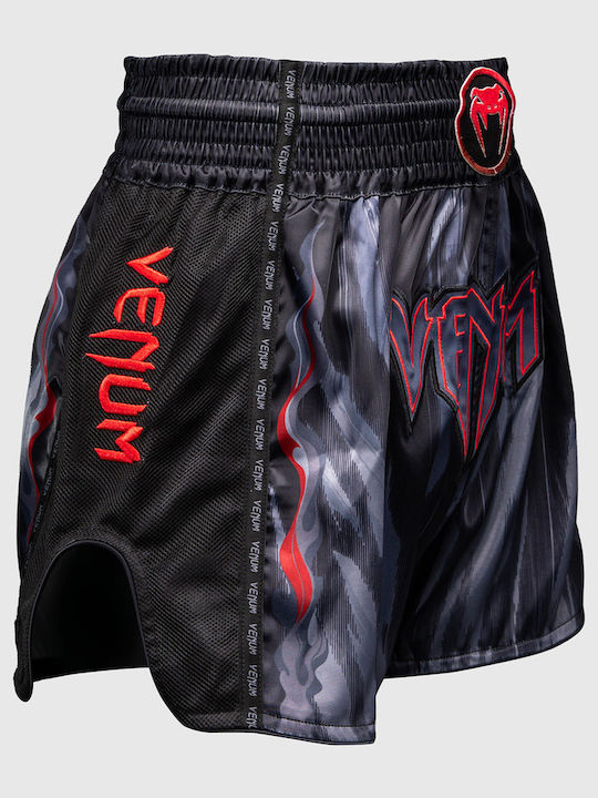 Venum Demon Muay Thai Shorts Black Grey