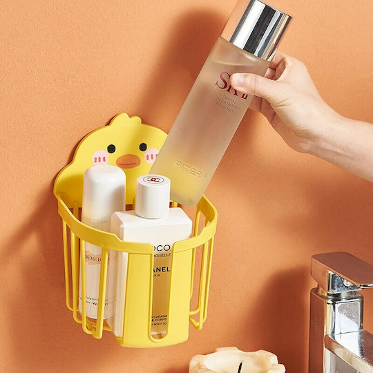 Suport De Hârtie Montat Pe Perete Din Plastic Galben Suport De Hârtie Montat Pe Perete Din Plastic Galben