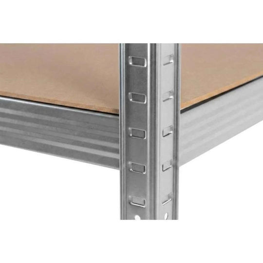 Proline Dexion Galvanized Shelving Unit 110x50x222cm with 6 Shelves Total Load Capacity 1050kg
