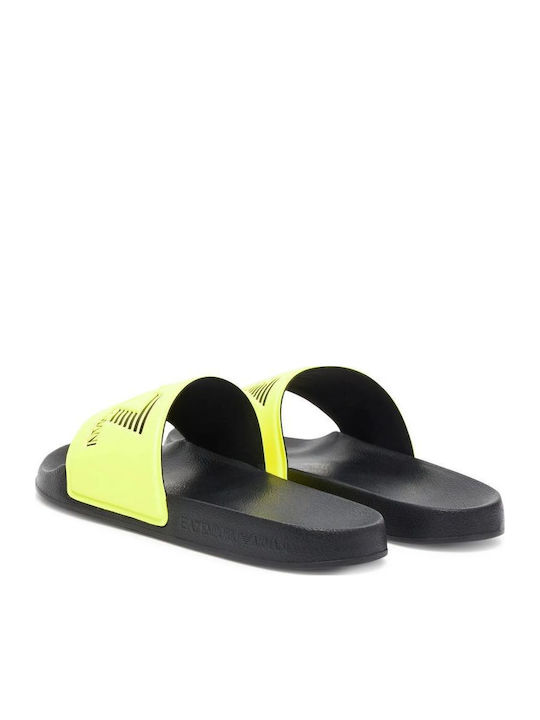 Herren-Badesandalen Gelbe