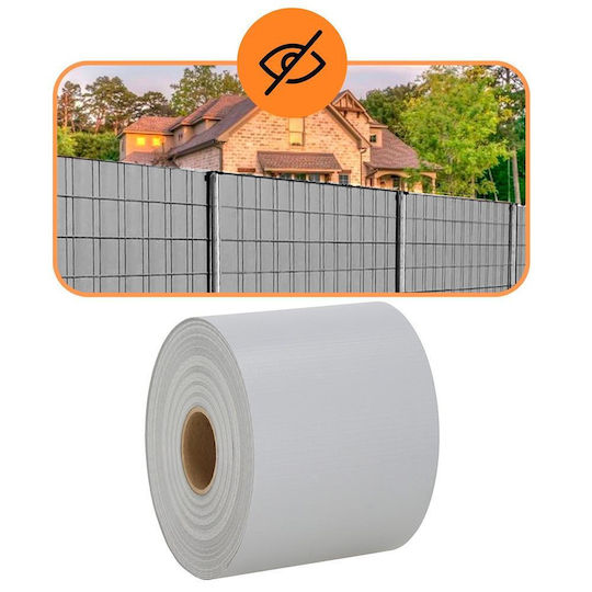 Material De Gard De Grădină Din PVC 19cm 20 Bucăți Gri
