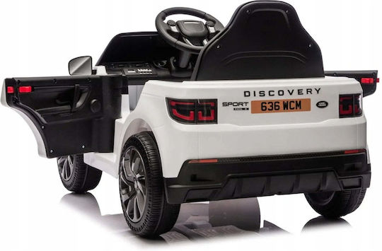 Super-Toys Land Rover Discovery Едноместен с дистанционно управление 12 волта Бял