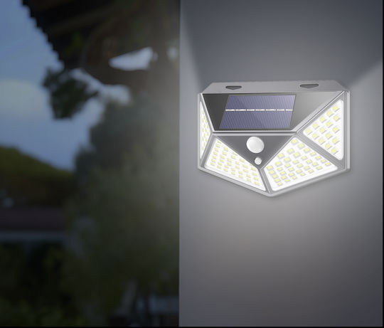 Lampă Solară Montată pe Perete cu Senzor de Mișcare 14x6x10cm