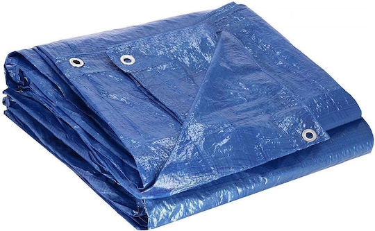 Round Waterproof Tarpaulin 60gr/m² With Diameter 2m Light Type Blue