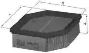 Filtru De Aer Original Mahle Lx 966