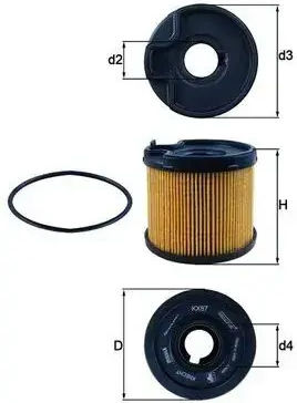 Filtru De Benzină Mahle Original Kx 87d