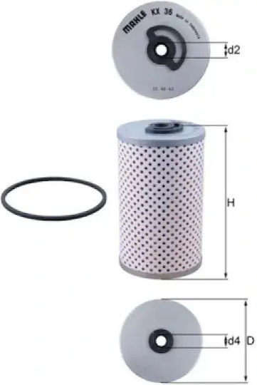 Mahle Filtru Original De Benzină Kx 36d