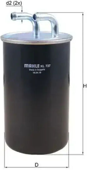 Filtru De Benzină Original Mahle Kl 737
